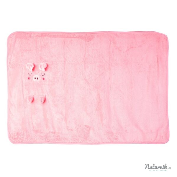 BLK007_B_Oink_The_Piglet_Baby_Blanket_Open