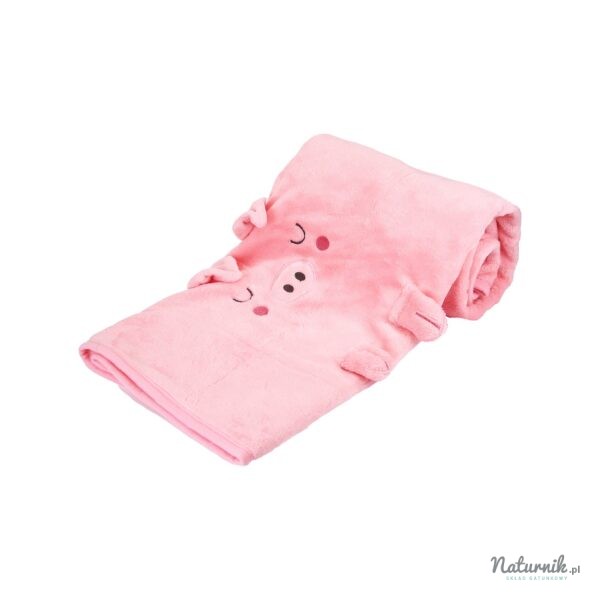 BLK007_C_Oink_The_Piglet_Baby_Blanket_Rolled