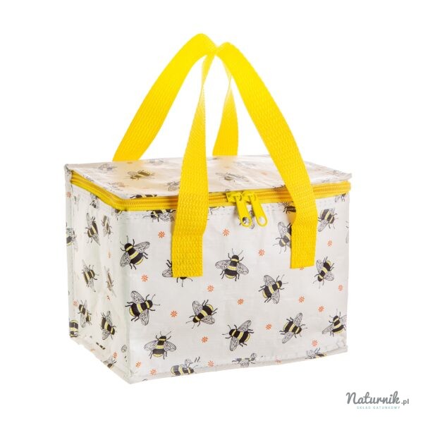 TOTE105_A_Happy_Bees_Lunch_Bag_Side